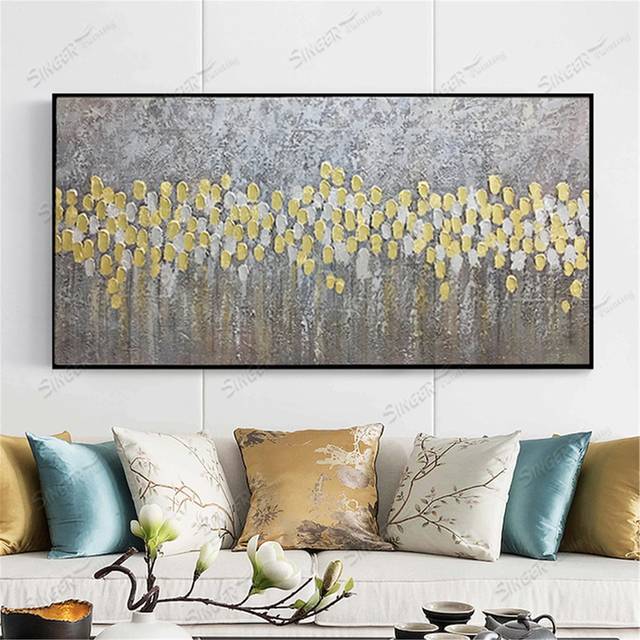 Living Oversized Paintings Room Abstract Canvas Artwork MA6CK wall art